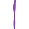 Party Central Club Pack of 288 Amethyst Purple Contemporary Heavy-Duty Party Knives 7.5"